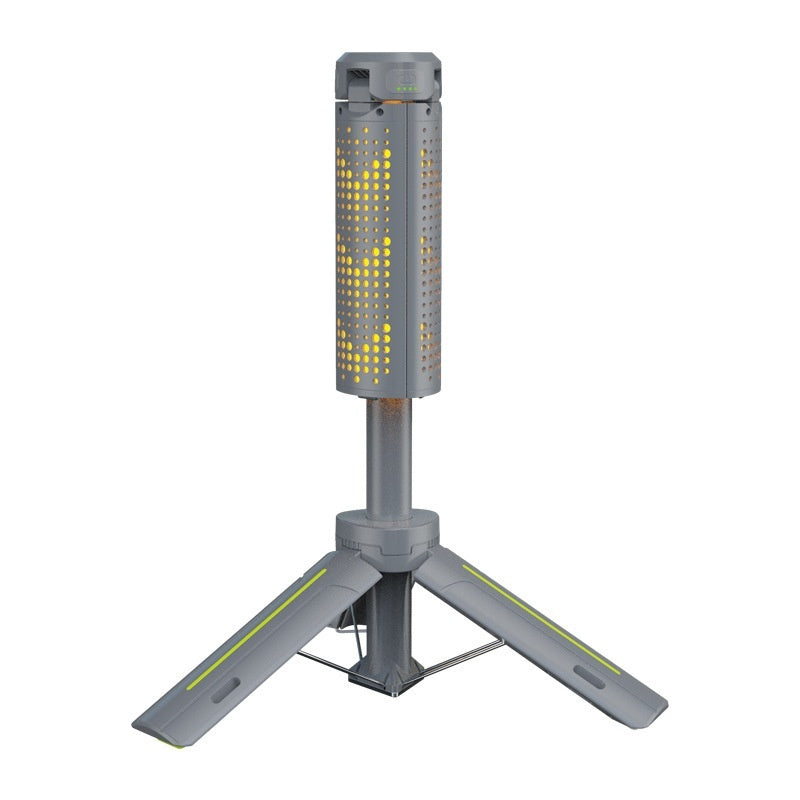 Multifunctional Rechargeable Three-Leaf Bracket Outdoor Camping Lanter