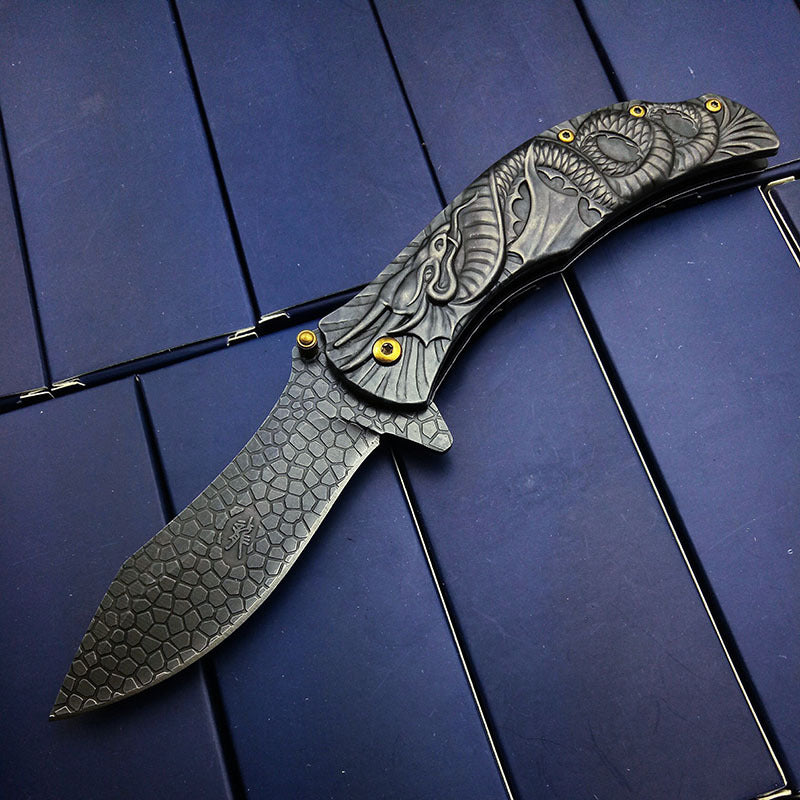 Stainless Steel Portable Folding Camping And Household Fruit Knife