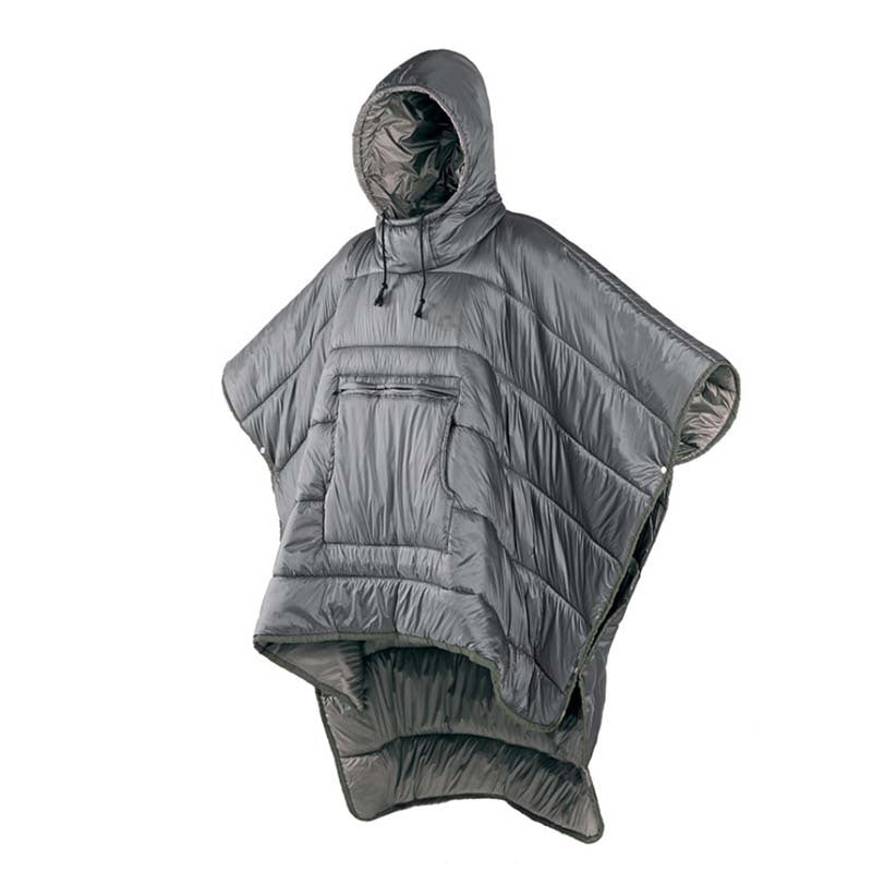 Outdoor Wearable Cloak Sleeping Bag Camping Cape Shawl Blanket