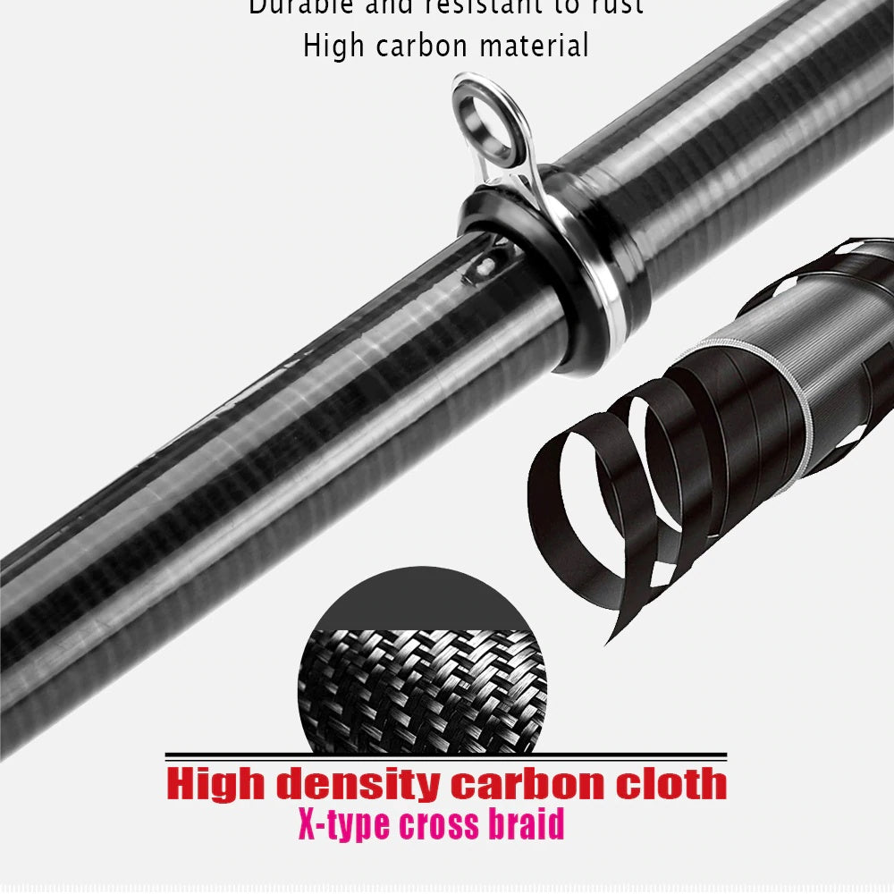 Telescopic Carbon Fiber Rock Fishing Rod For Sea Fishing
