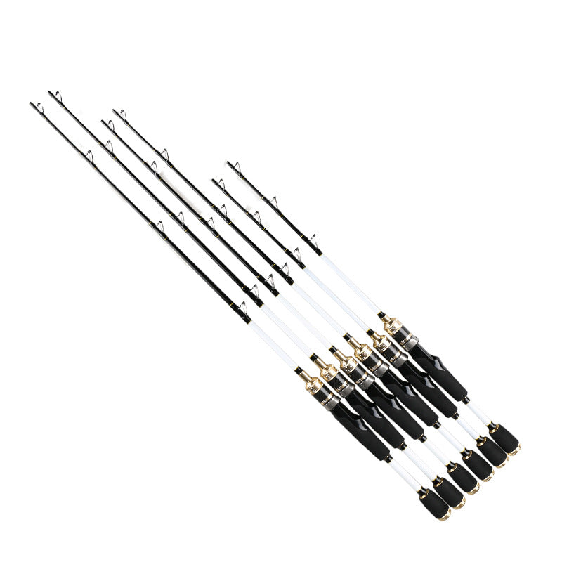 Carbon Fiber Ice Fishing Raft Rod With Micro Lead Handle
