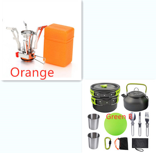 Outdoor Camping Cookware Set For Travel Hiking And Picnic