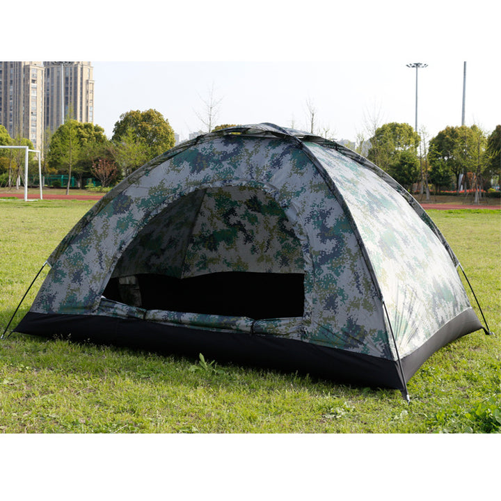 Outdoor Camouflage 3-4 Person Mountaineering And Beach Camping Tent