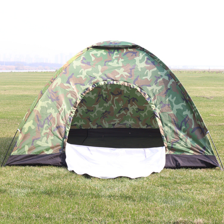 Outdoor Camouflage 3-4 Person Mountaineering And Beach Camping Tent