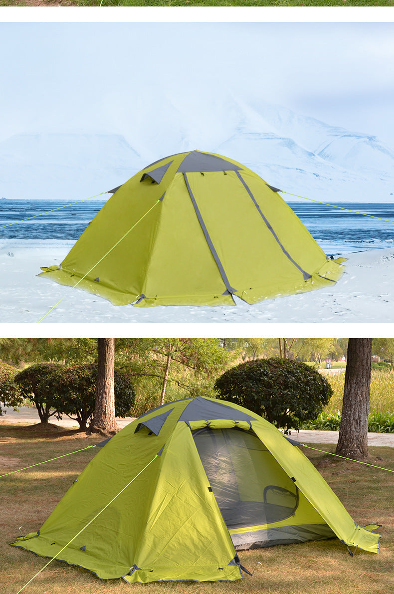 Desert Fox Outdoor Double-Layer Aluminum Camping Tent