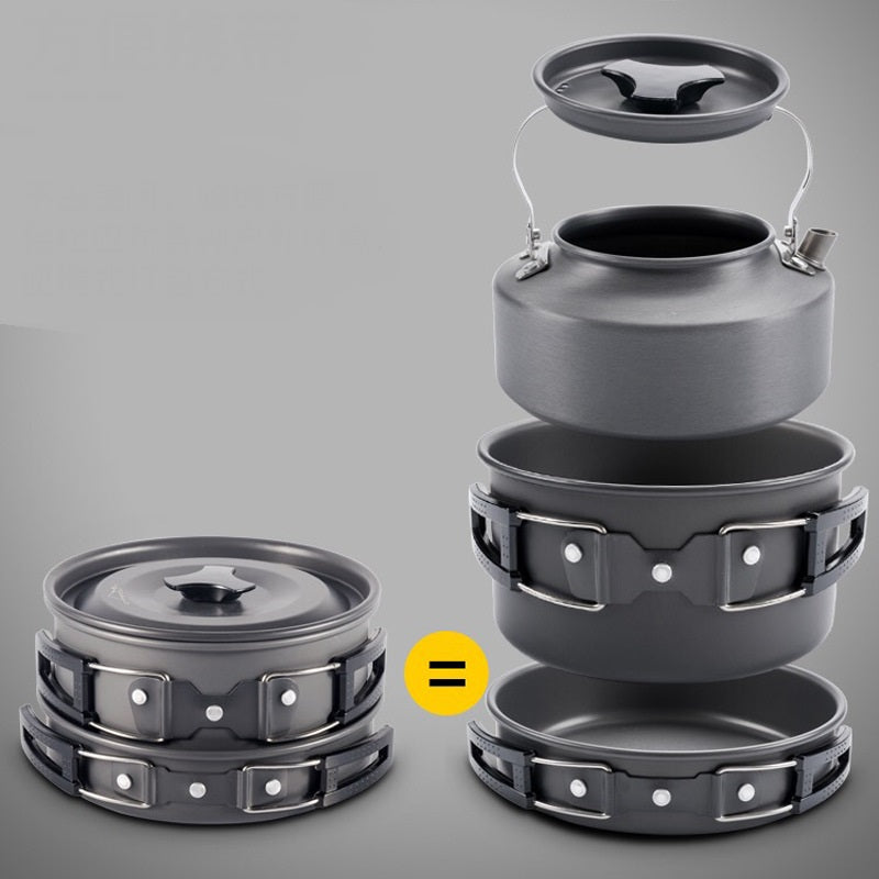 Portable Outdoor Camping Stove Combo Set