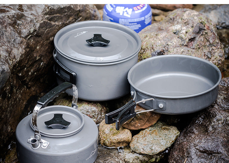 Portable Outdoor Camping Stove Combo Set