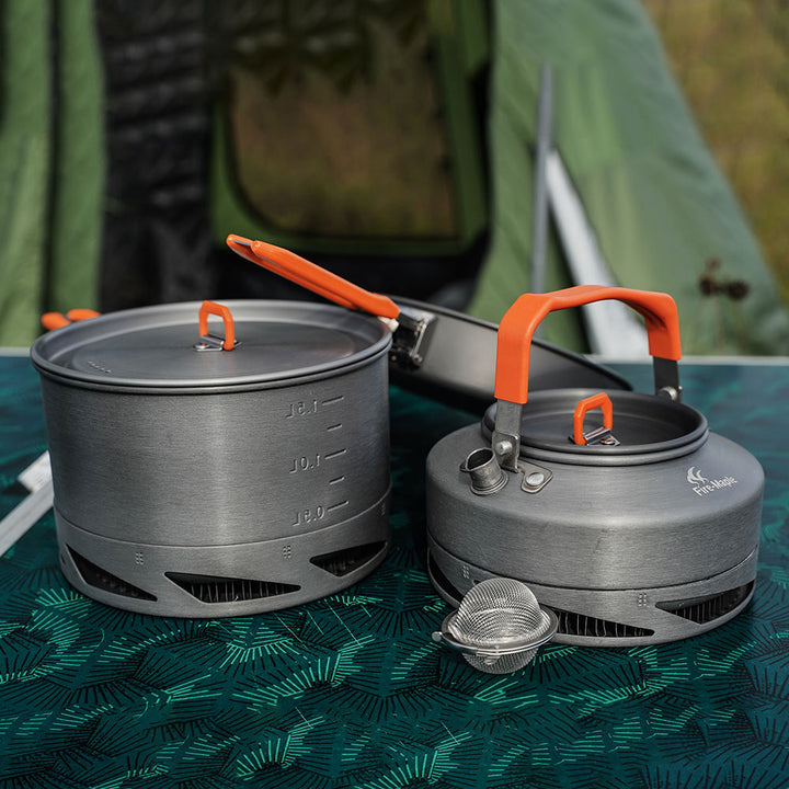 Portable Outdoor Camping Cookware And Picnic Heat Set