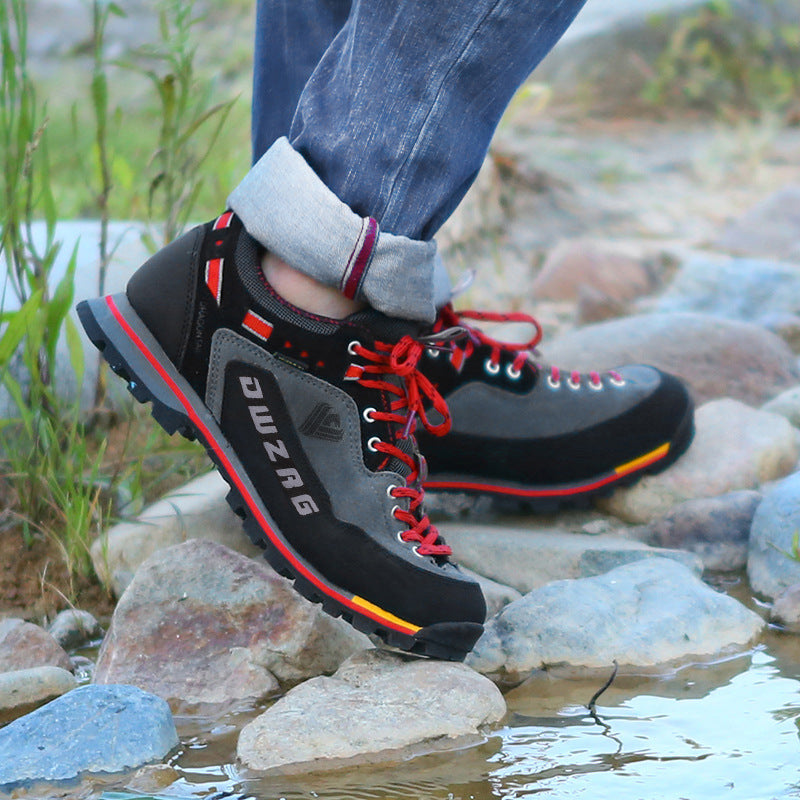 Round Toe Men's Hiking Sneakers