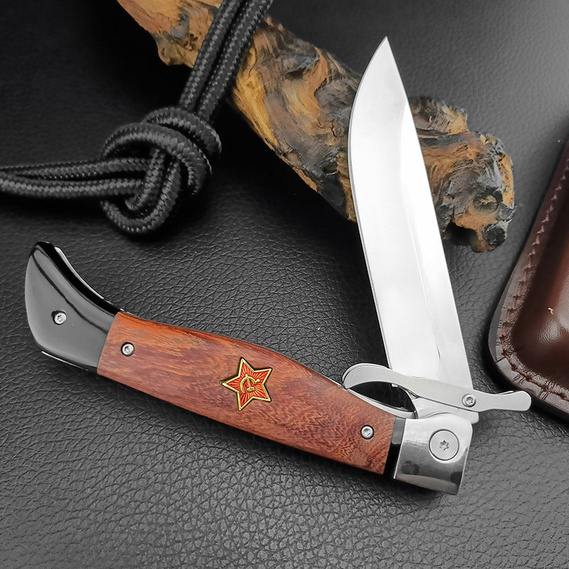 Multi-function Folding High Hardness Camping Survival Outdoor EDC Fruit Knife