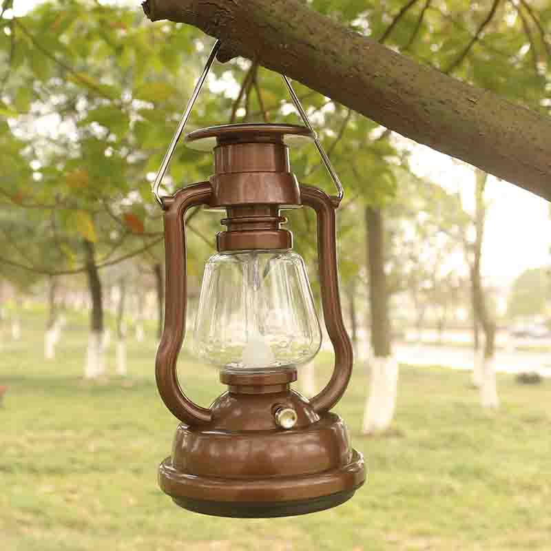 Hand-Crank Portable Camping Lamp With USB Charging Power Generator