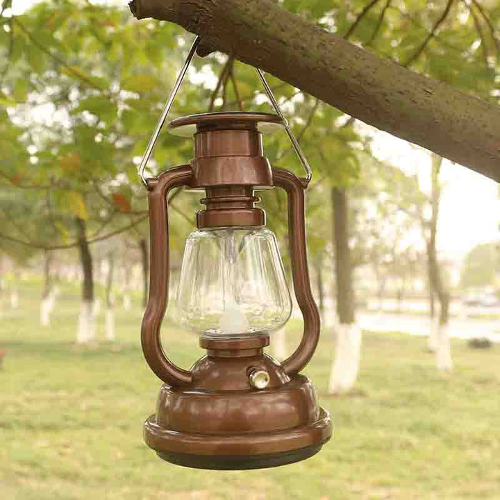 Hand-Crank Portable Camping Lamp With USB Charging Power Generator