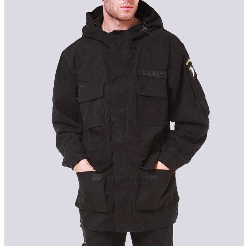 Men’s Camouflage Cotton Casual Warm Windbreaker Jacket