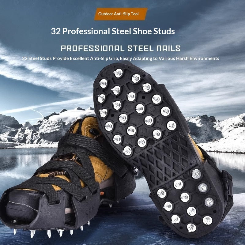 Professional Non-Slip Crampons With Anti-Skid Studs For Ice And Snow Climbing