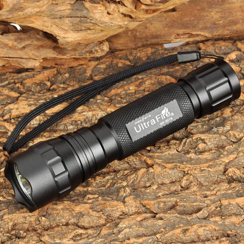 High-Power Long-Range Rechargeable LED Outdoor Flashlight