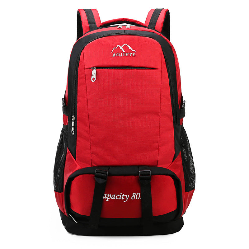 60L Double Shoulder Men's Travel Hiking Backpack Large Capacity