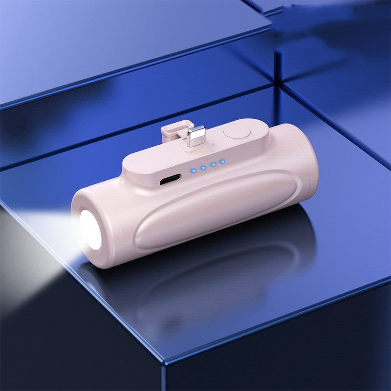 Creative Power Bank Flashlight With Bright LED Light