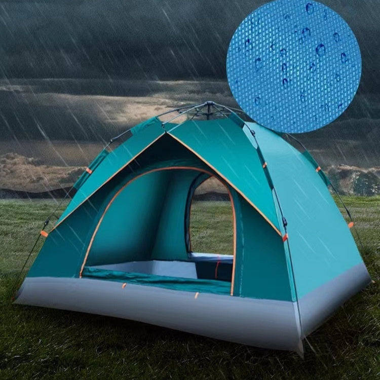 Automatic 3-4 Person Double Layer Outdoor Camping Tent Rain Sun Protection