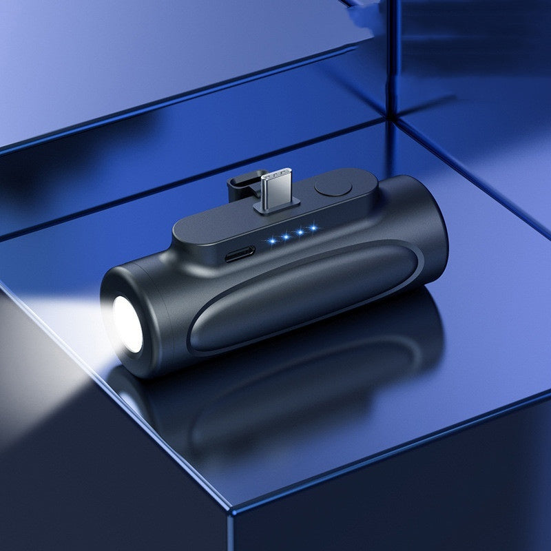 Creative Power Bank Flashlight With Bright LED Light