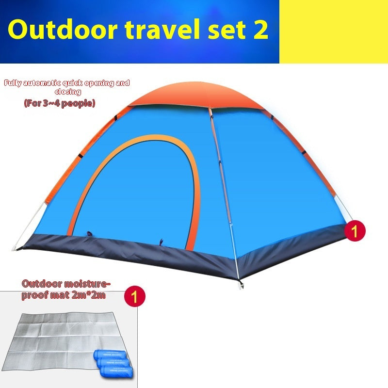 Automatic Double Door Multi-Person Camping Tent