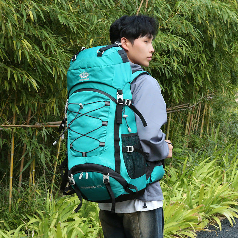 60L Large Capacity Outdoor Hiking Camping Travel Backpack