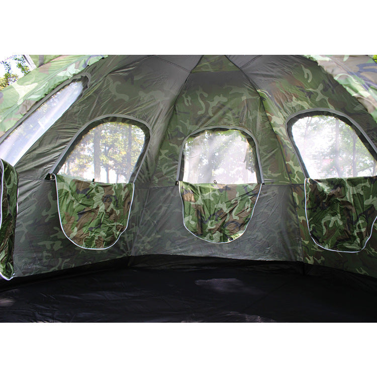 Automatic Single-Layer Large Capacity Camping Tent For 6-8 People Factory Direct Sale