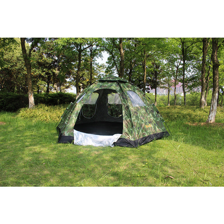 Automatic Single-Layer Large Capacity Camping Tent For 6-8 People Factory Direct Sale
