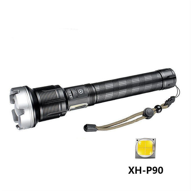 USB Rechargeable Strong Light Outdoor Flashlight