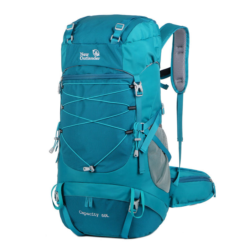 Large Capacity Nylon Outdoor Mountaineering Hiking Camping Backpack