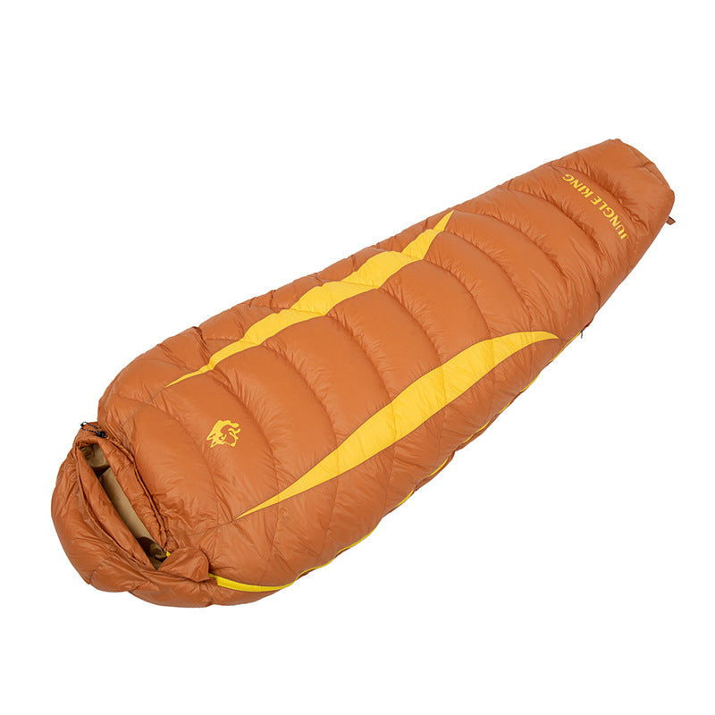 Outdoor Thickened Down-Filled Camping Sleeping Bag