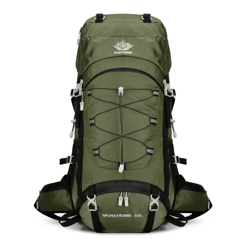 60L Large Capacity Outdoor Hiking Camping Travel Backpack