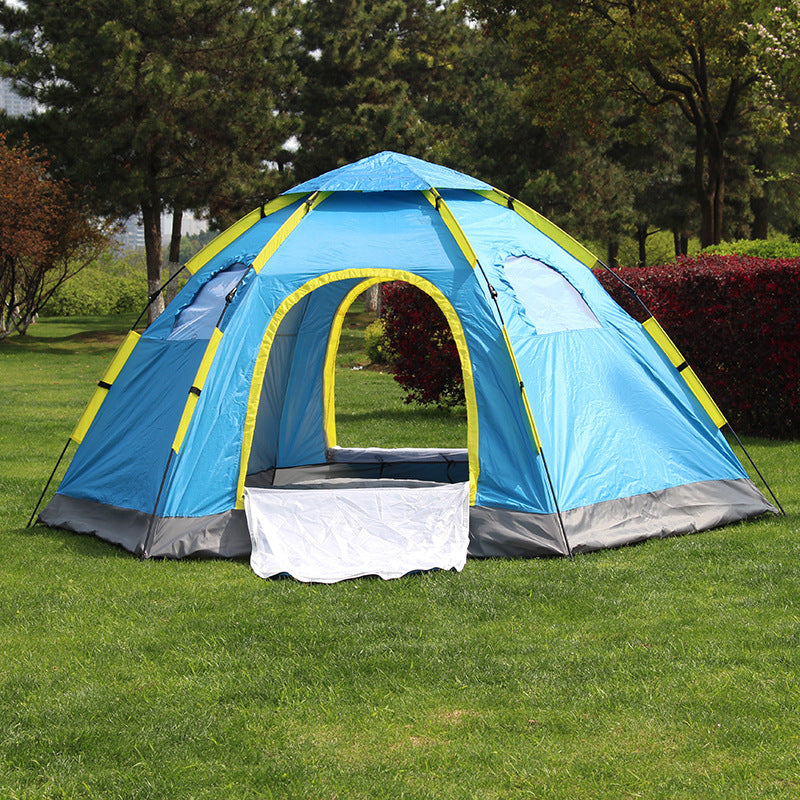 Automatic Single-Layer Large Capacity Camping Tent For 6-8 People Factory Direct Sale