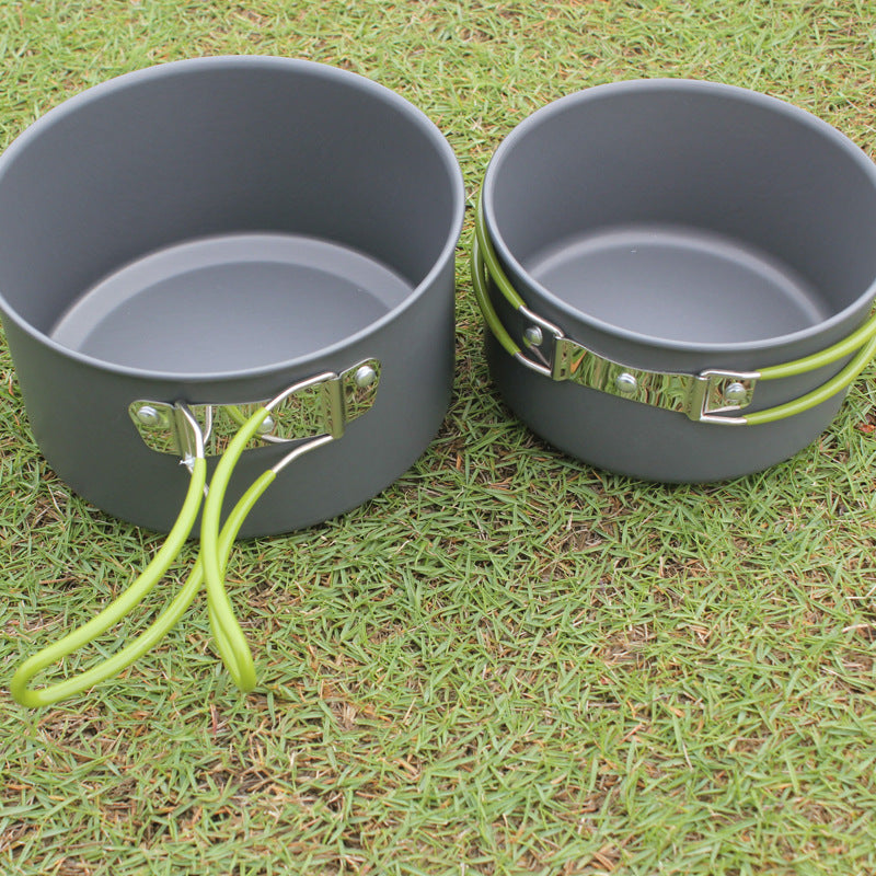 Non-Stick Outdoor Camping Cookware Set For 2–3 People
