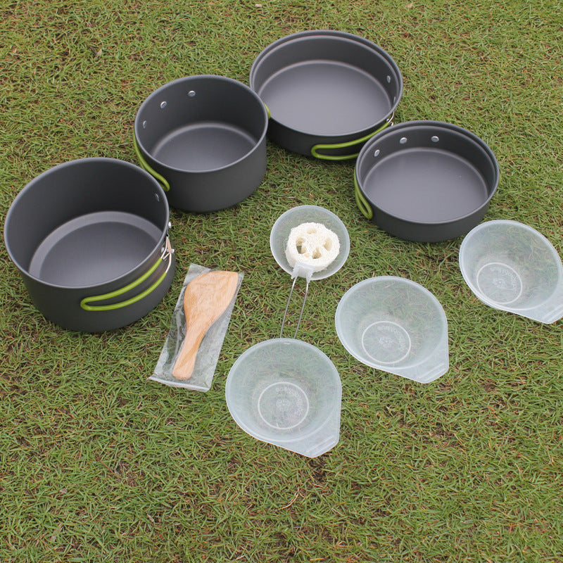 Non-Stick Outdoor Camping Cookware Set For 2–3 People