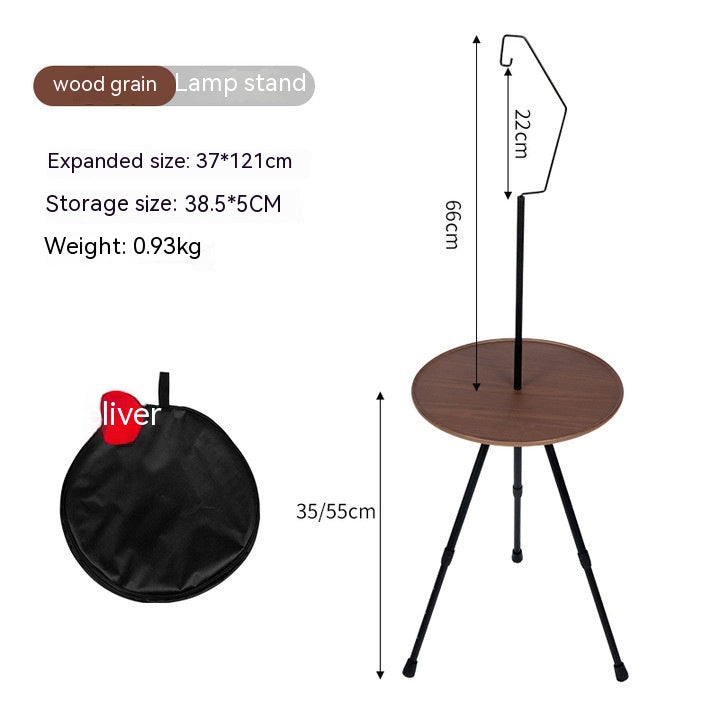 Folding Aluminum Alloy Outdoor Camping Tripod Table