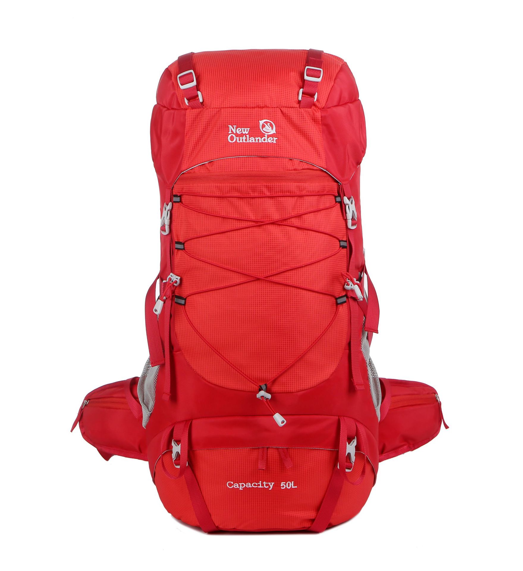 Large Capacity Nylon Outdoor Mountaineering Hiking Camping Backpack