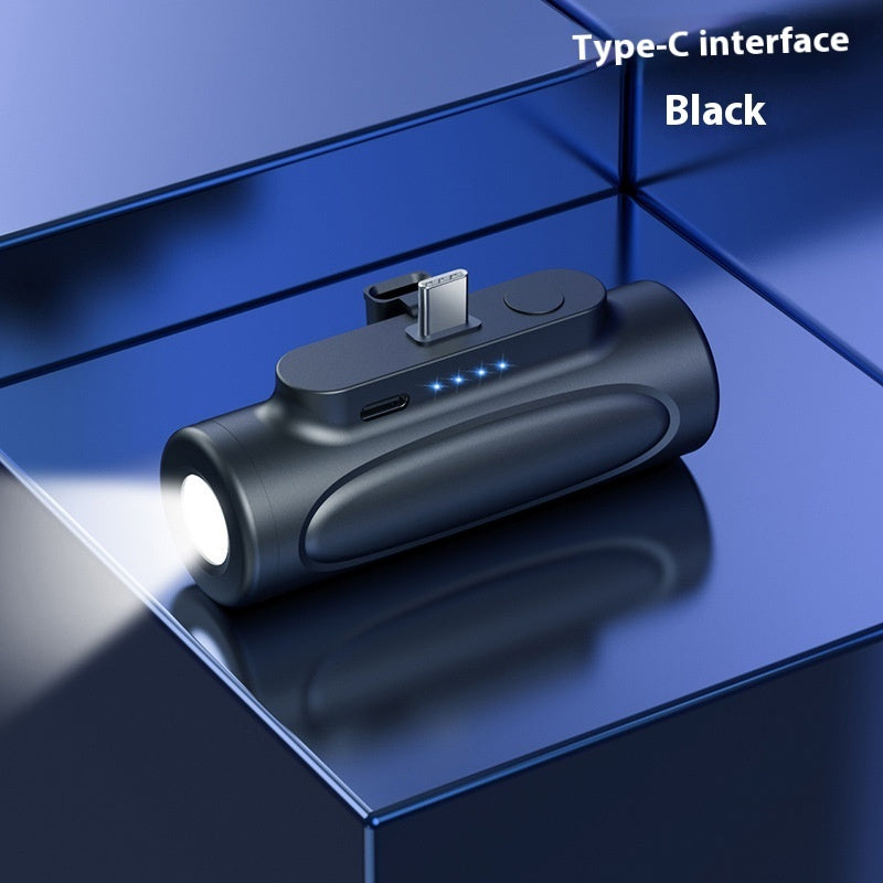 Creative Power Bank Flashlight With Bright LED Light