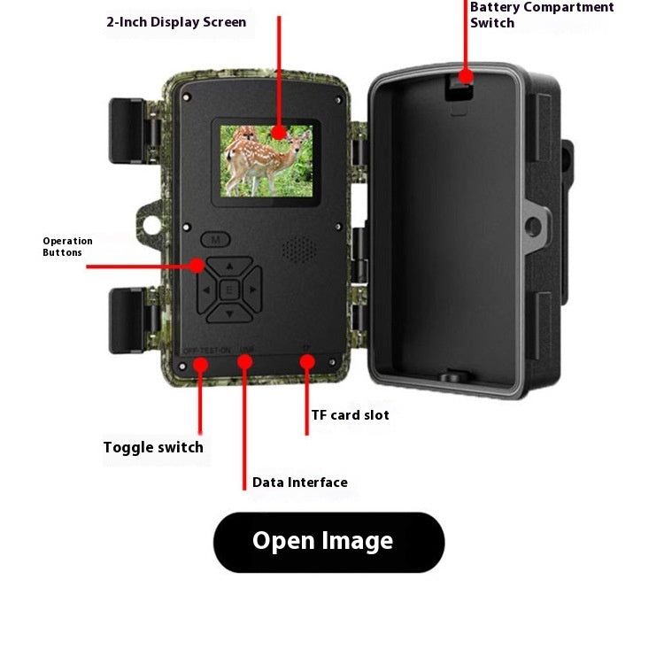 DL003 1080P HD Hunting Trail Camera For Outdoor Tracking