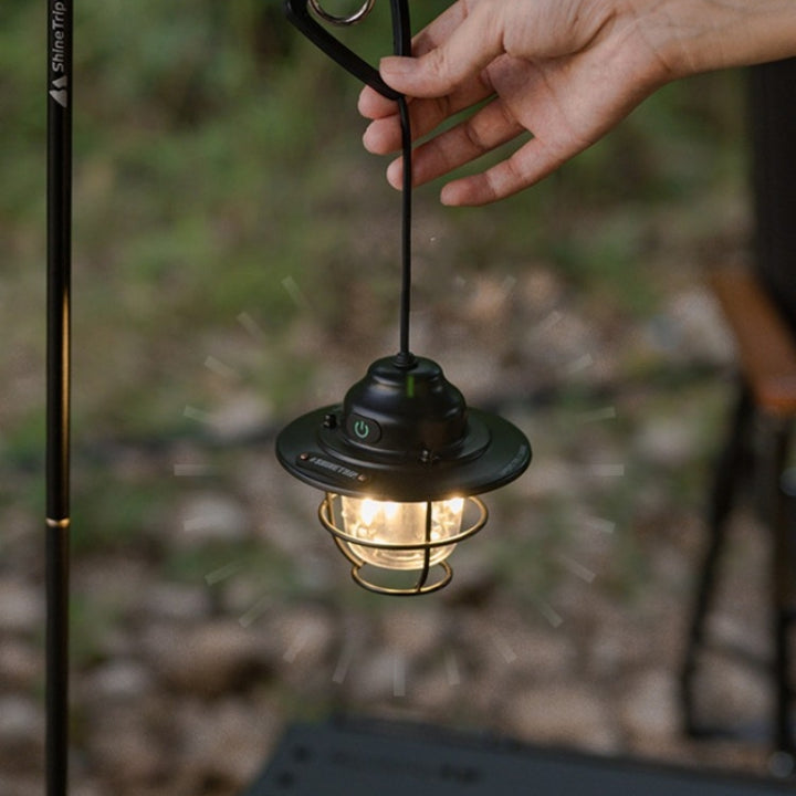 Shanqu Pine Cone Outdoor Camping Lantern Chandelier Light