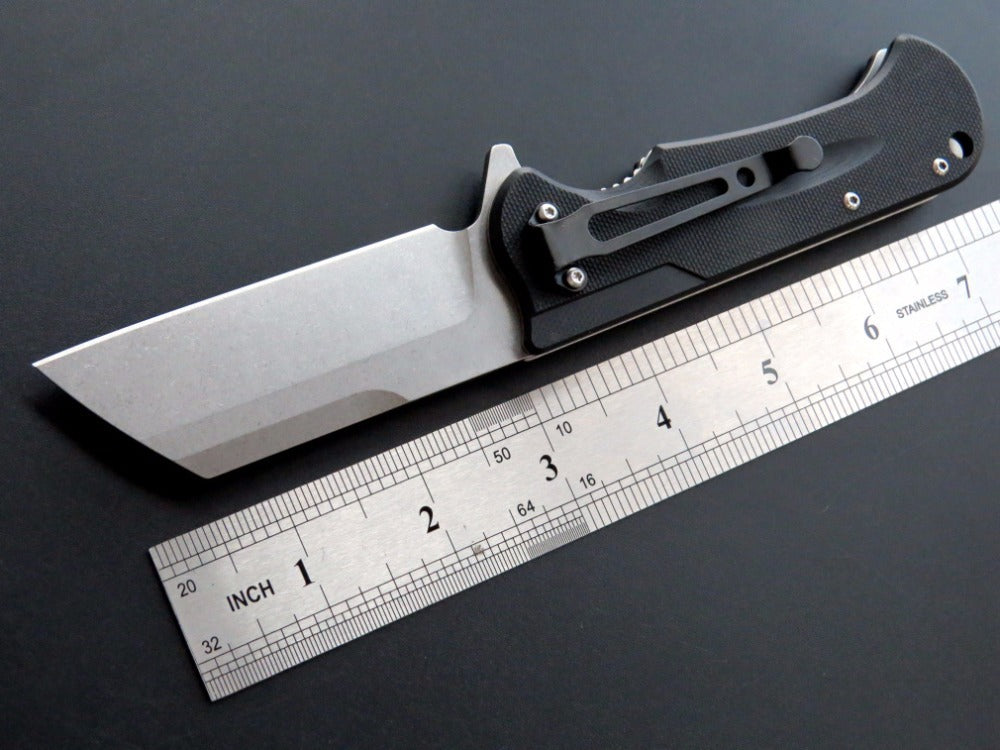 Stainless Steel Handle Folding Knife For Outdoor Camping And Hunting