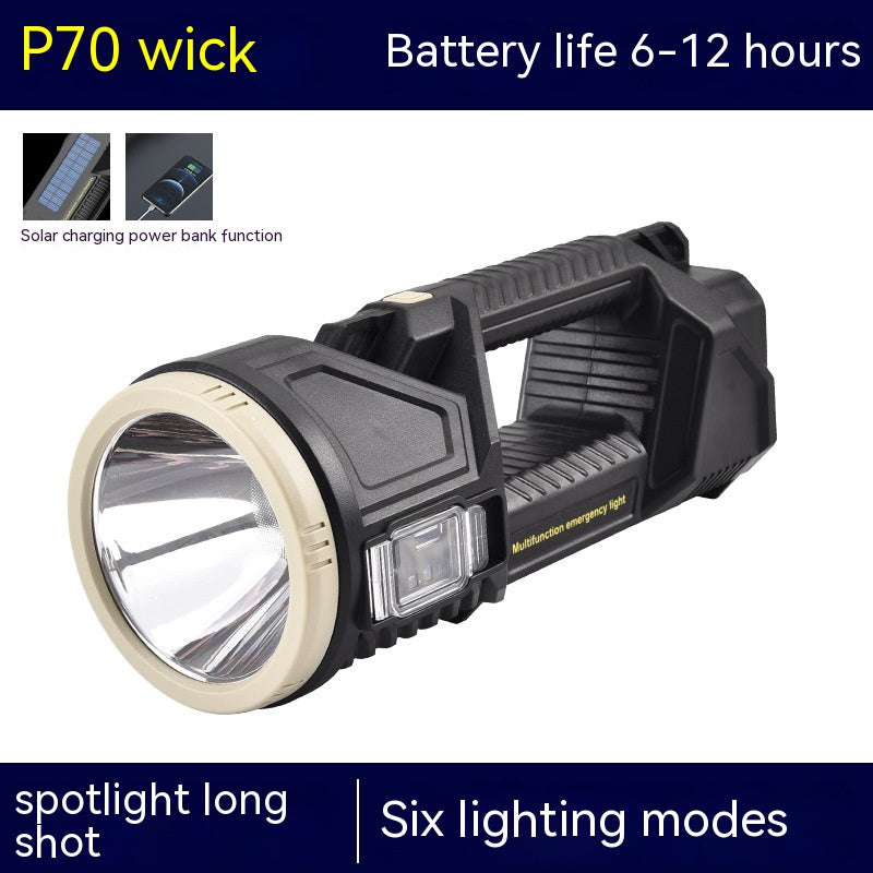 Rechargeable Bright Outdoor Strong Light Flashlight