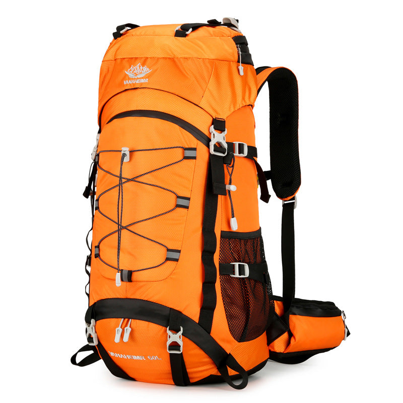 60L Large Capacity Outdoor Hiking Camping Travel Backpack
