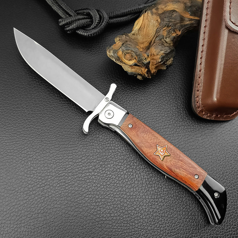 Multi-function Folding High Hardness Camping Survival Outdoor EDC Fruit Knife