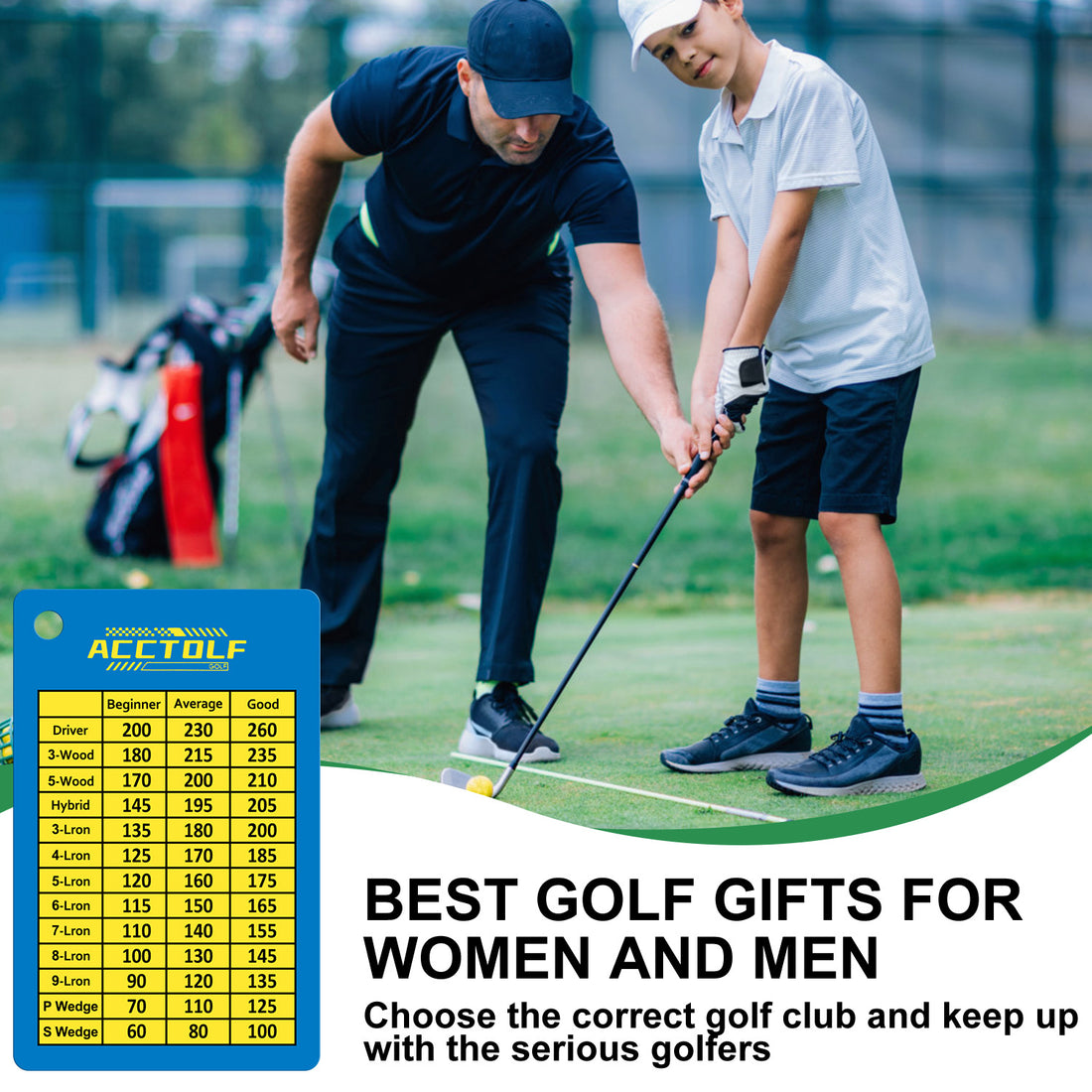 2-Piece Golf Scorecard Accessories Set For Club And Course Use