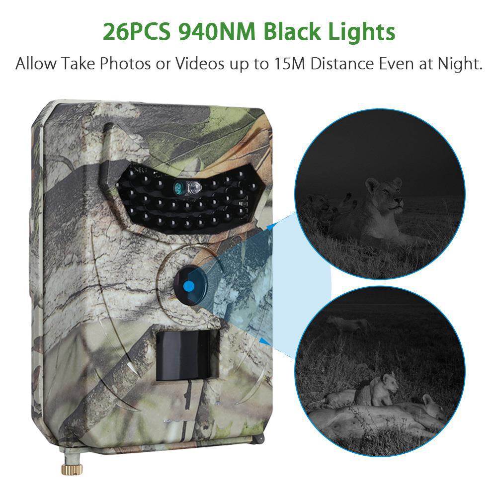 1080P PIR Infrared Trail Hunting Camera For Wildlife Scouting And Night Vision