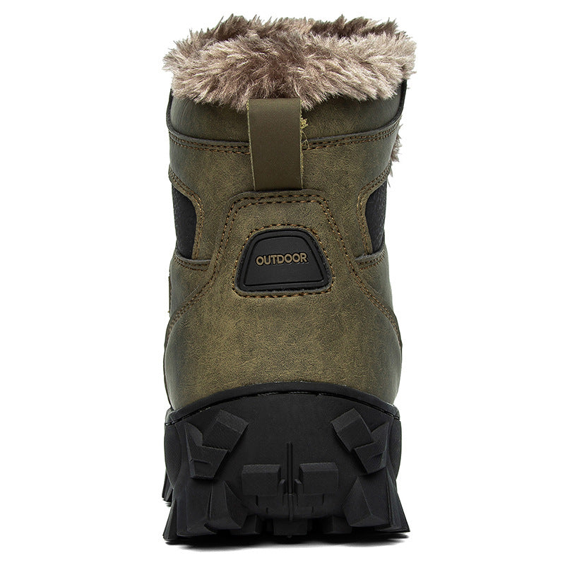 Men's Plus Size Warm High-Top Outdoor Cotton Shoes