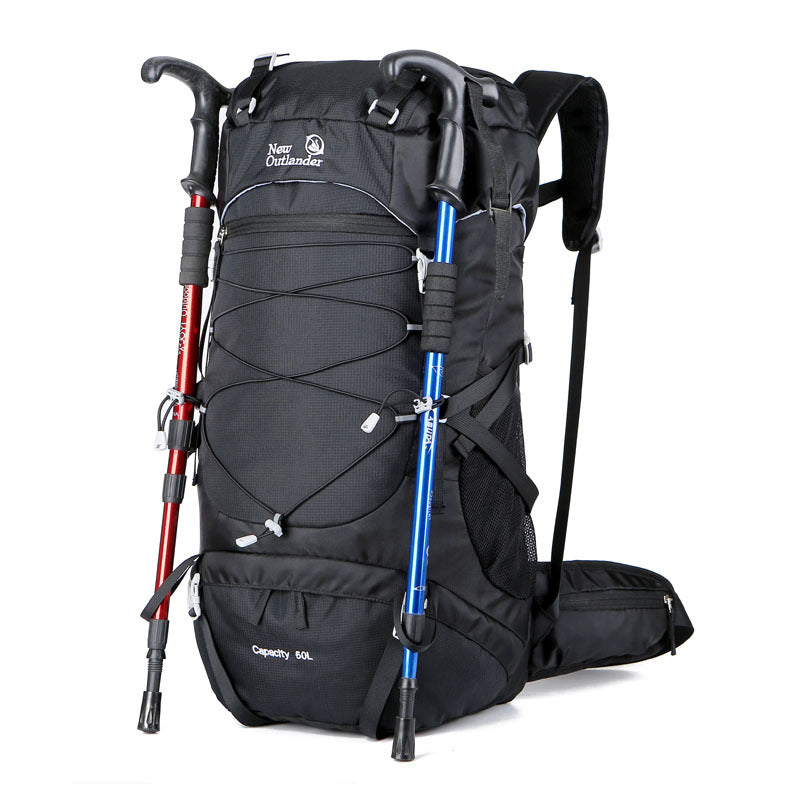 Large Capacity Nylon Outdoor Mountaineering Hiking Camping Backpack