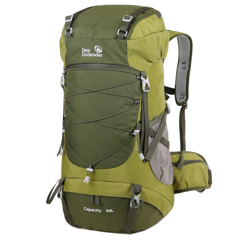 Large Capacity Nylon Outdoor Mountaineering Hiking Camping Backpack