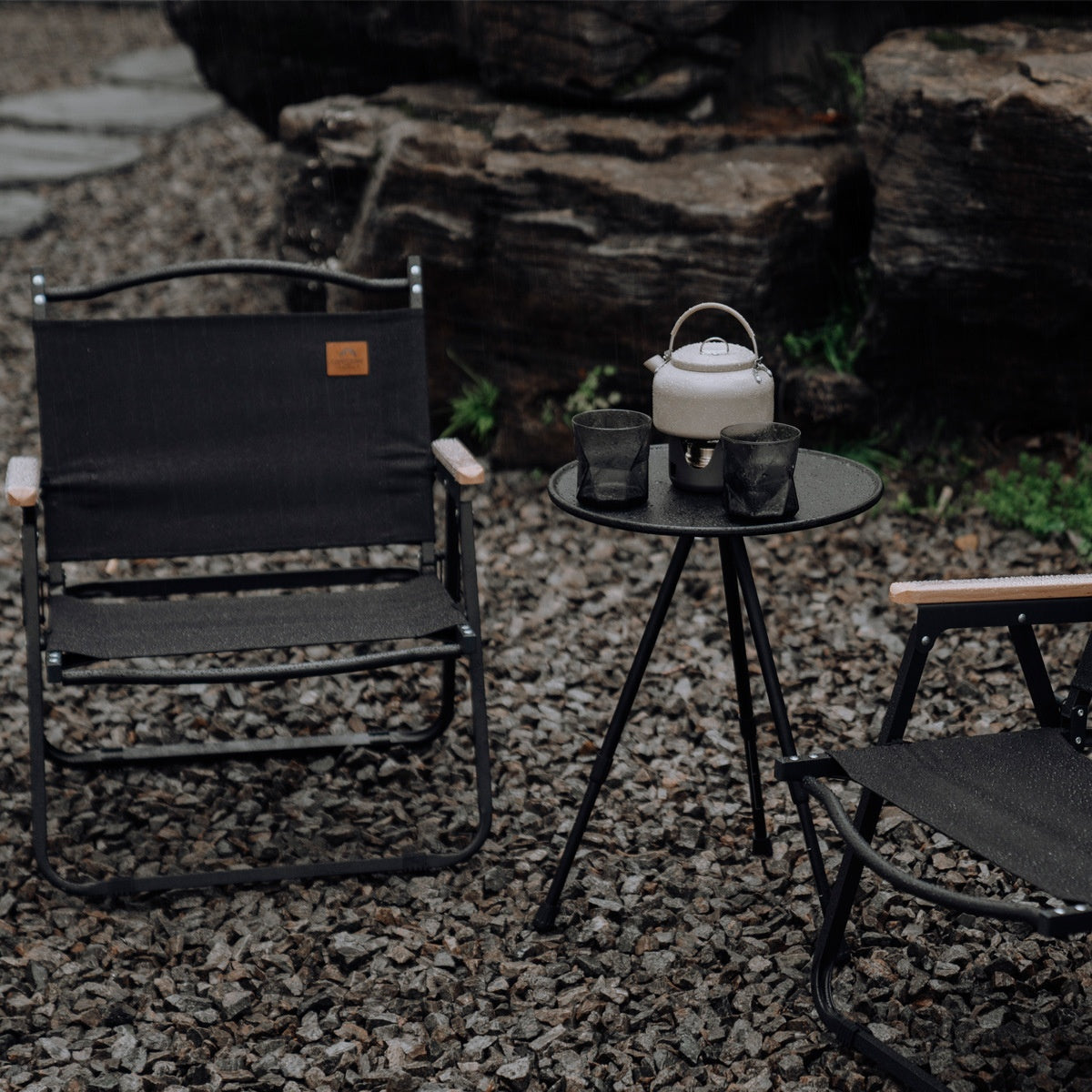 Folding Aluminum Alloy Outdoor Camping Tripod Table