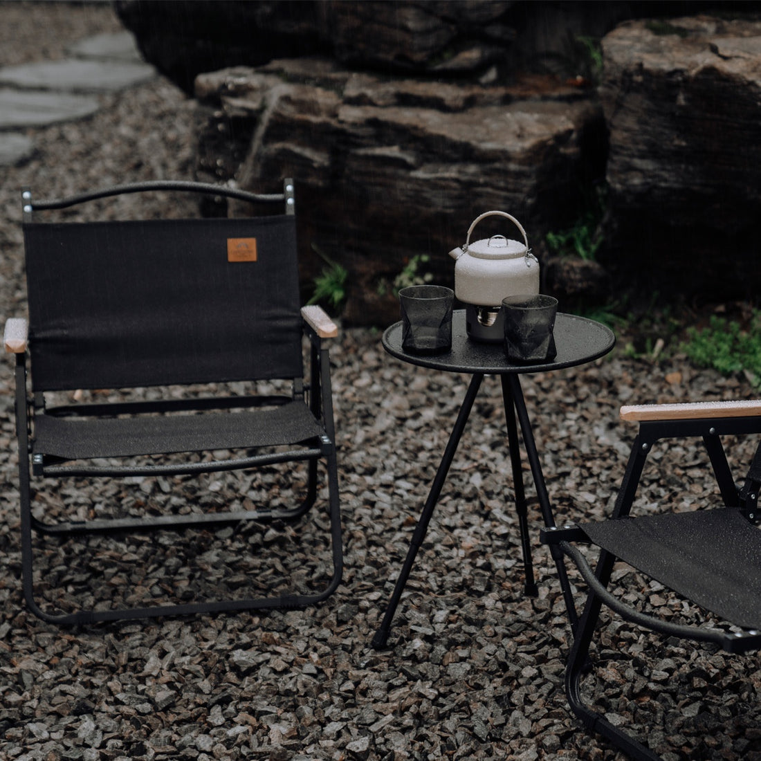 Folding Aluminum Alloy Outdoor Camping Tripod Table